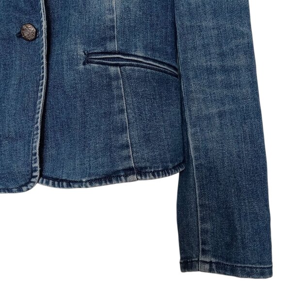 INC 💙 》Denim Blazer Jacket - Picture 7 of 15
